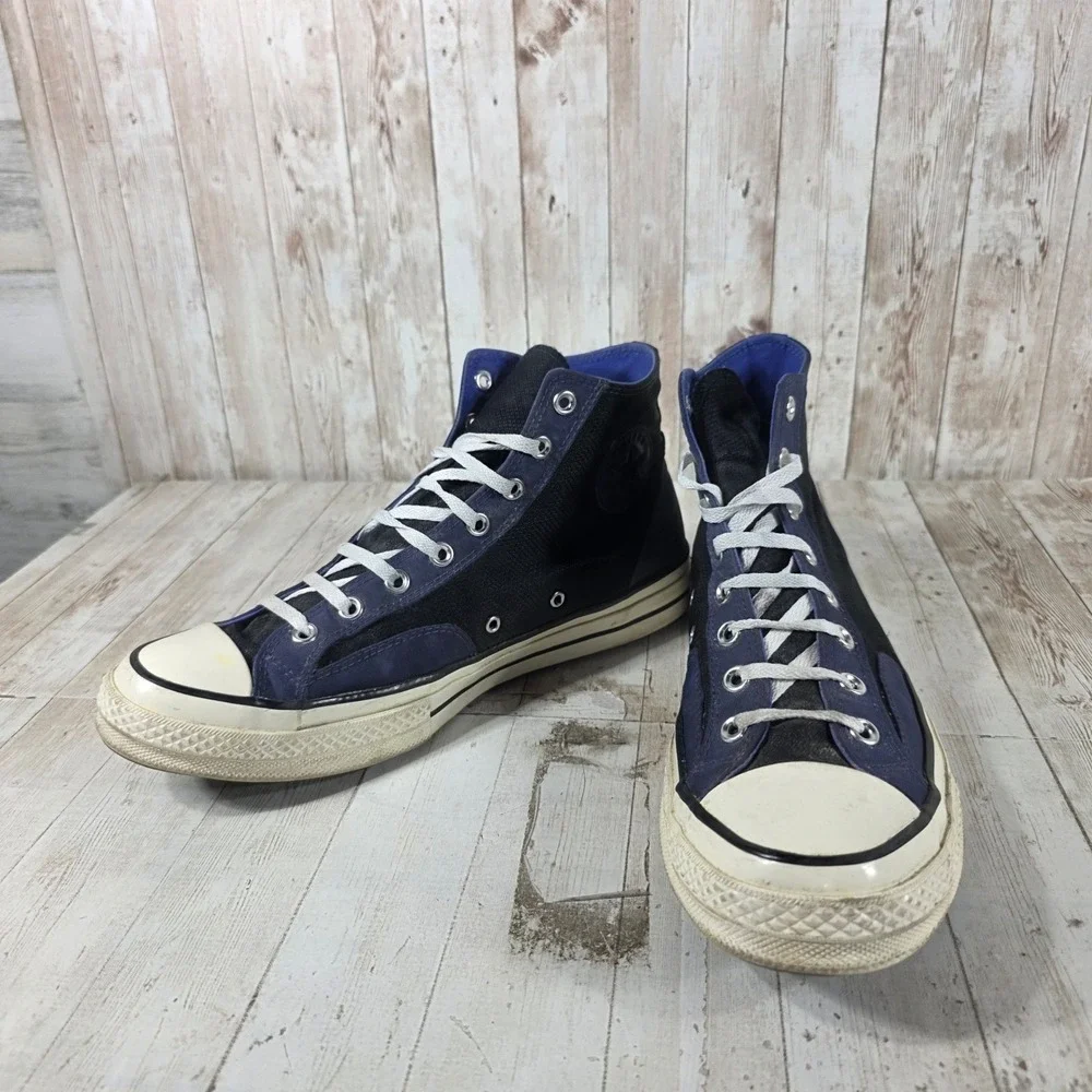 Converse Chuck 70 Cordura High Top Mens 11.5 Navy Black Sneakers A05578C - Picture 7 of 8